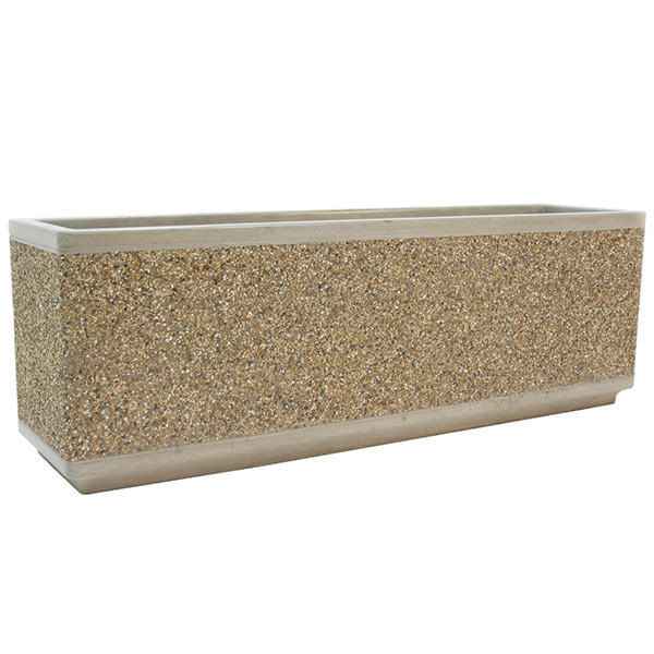 Form Rectangular concrete planter