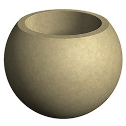 WS110 Spherical Concrete Planter